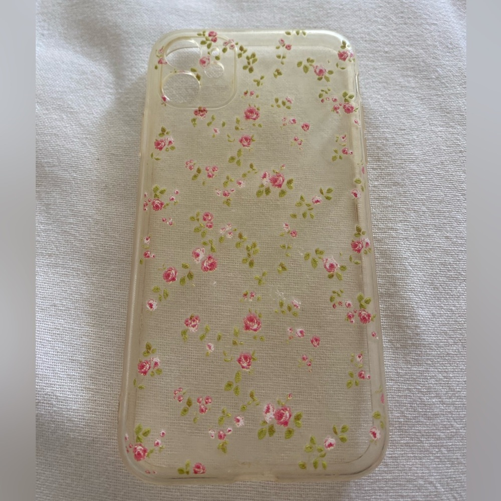 A floral rose Iphone 11 phone case